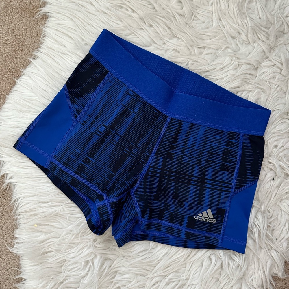 Adidas Techfit Blue Shorts Small